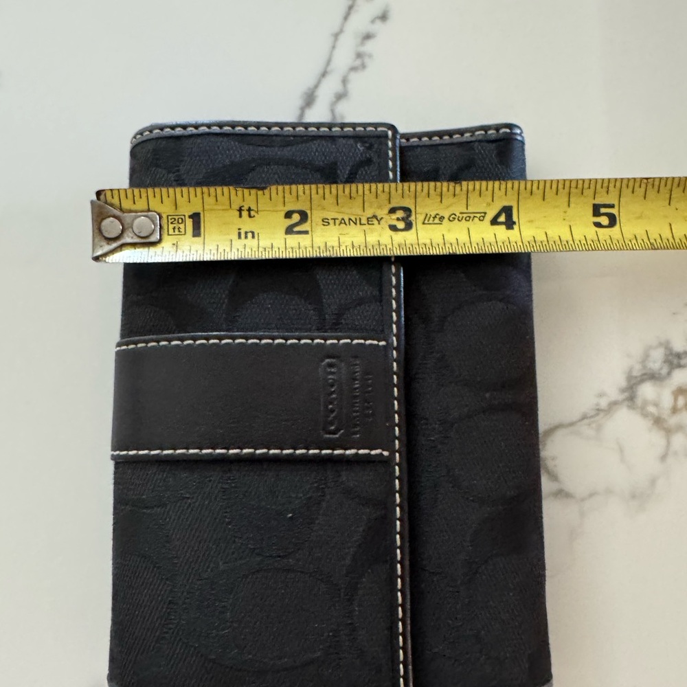 Coach Y2K black signature wallet - Picture 4 of 7